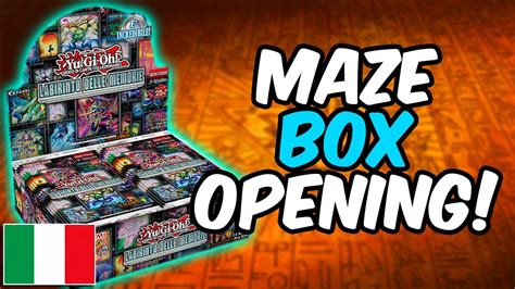 Ita Unboxing Labirinto Delle Memorie Maze Of Memories Maze Yu Gi