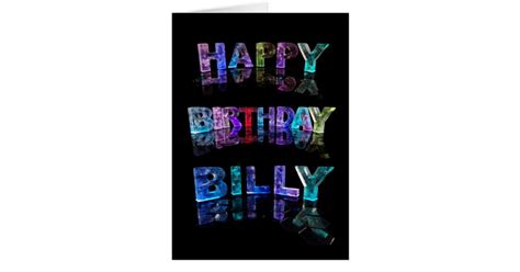 Happy Birthday Billy Card | Zazzle