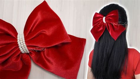 Velvet Diy Velvet Bow Tie Velvet Fabric Big Hair Bows Making Hair