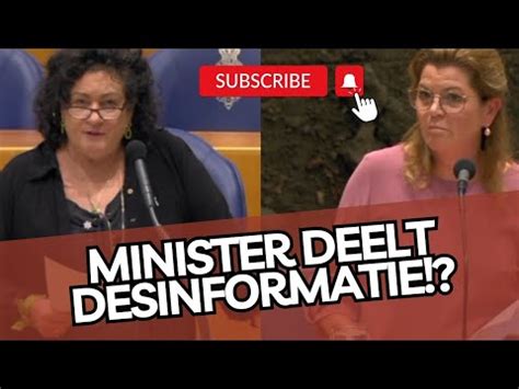 Caroline BETRAPT Stikstof Minister Op Het Delen Van DESINFORMATIE