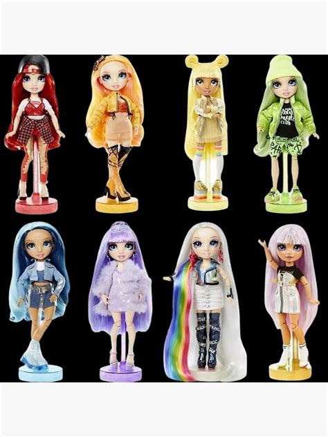 Rainbow High Dolls Characters Premium Matte Vertical Poster sold by ...