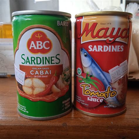 Jual Sarden Kaleng Sardines Abc Dan Maya Gr Shopee Indonesia