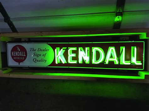 Kendall Tin Neon Sign Auburn Fall Rm Sotheby S