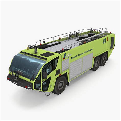 3D model Oshkosh Striker 3000 6x6 Firetruck VR / AR / low-poly | CGTrader