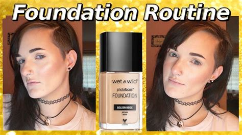 Drugstore Foundation Routine For Oily Skin Youtube