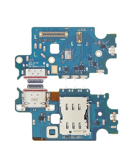 Samsung Galaxy S Plus Charging Port Board Flex With Sim Card Reader