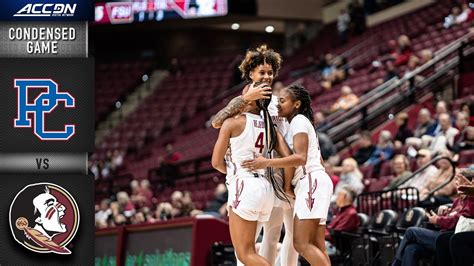 Presbyterian Vs Florida State Condensed Game 2022 23 ACC Womens