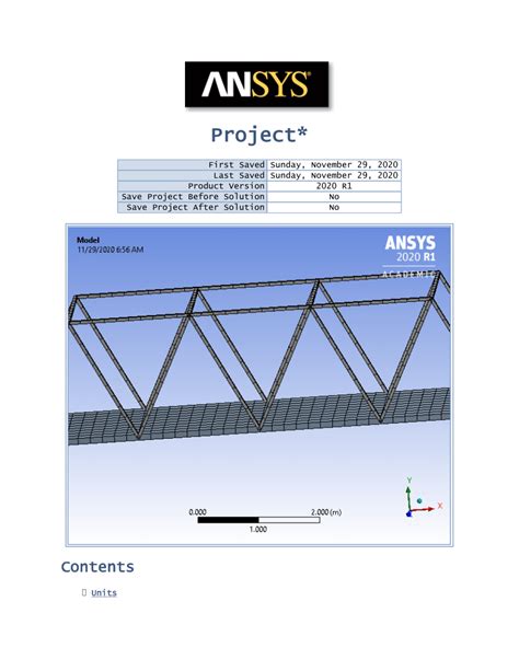 Pdf Static Structural Analysis Of A D Bridge Using Ansys Workbench