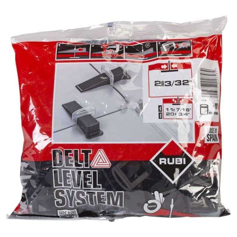 Rubi 2mm Delta Tile Leveling Strips For 3 12mm Thick Tiles 200