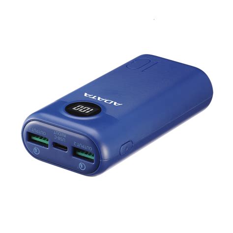 Adata Power Bank 10000Mah Azul Ap10000Qcd Dgt Cdb PCMART