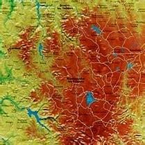 Carte En Relief Du Pnr Du Morvan Georelief