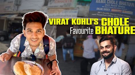 Virat Kohlis Favourite Chole Bhature Shop In Delhi Delhi Street Food