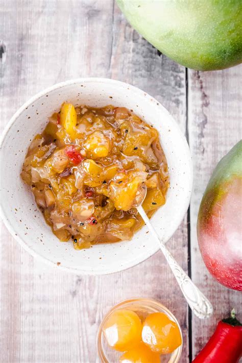 Mango Chutney With Stem Ginger From The Larder