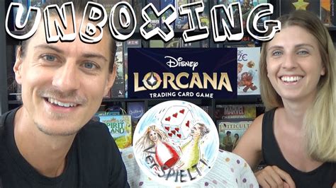 Opening Unboxing Disney Lorcana Booster Display Ravensburger Was