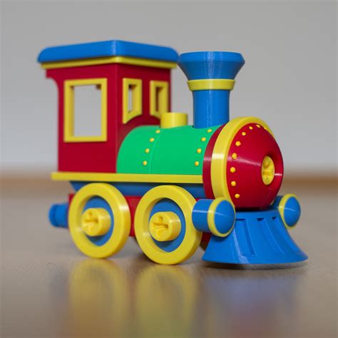 STL file Toy train locomotive construction set 🚆 ・3D printable model to download・Cults