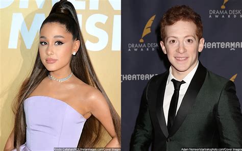 Ariana Grande Supports Beau Ethan Slater at Broadway Preview of His New Musical 'Spamalot'