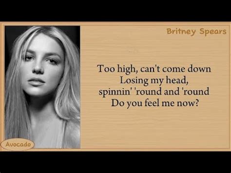 Britney Spears Toxic Lyrics YouTube