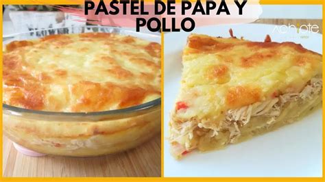 Cómo Hacer Pastel de Papa o Patata con Pollo Receta Fácil