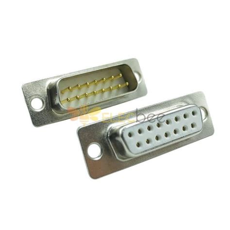 D Sub Pin Connector Straight Male Female Solder Type Pin Rs