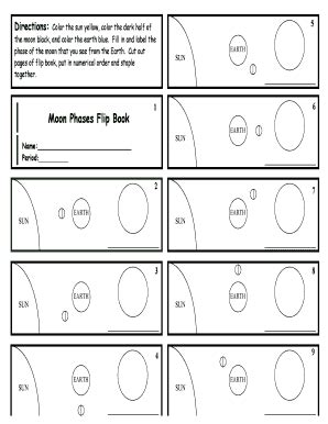 Moon Phases Flip Book Printable: Complete with ease | airSlate SignNow