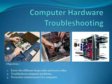Computer hardware troubleshooting | PPT