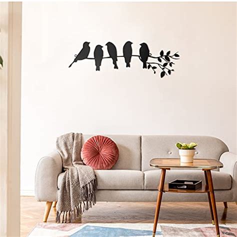 Ferraycle Décoration murale en métal Oiseaux sur une branche