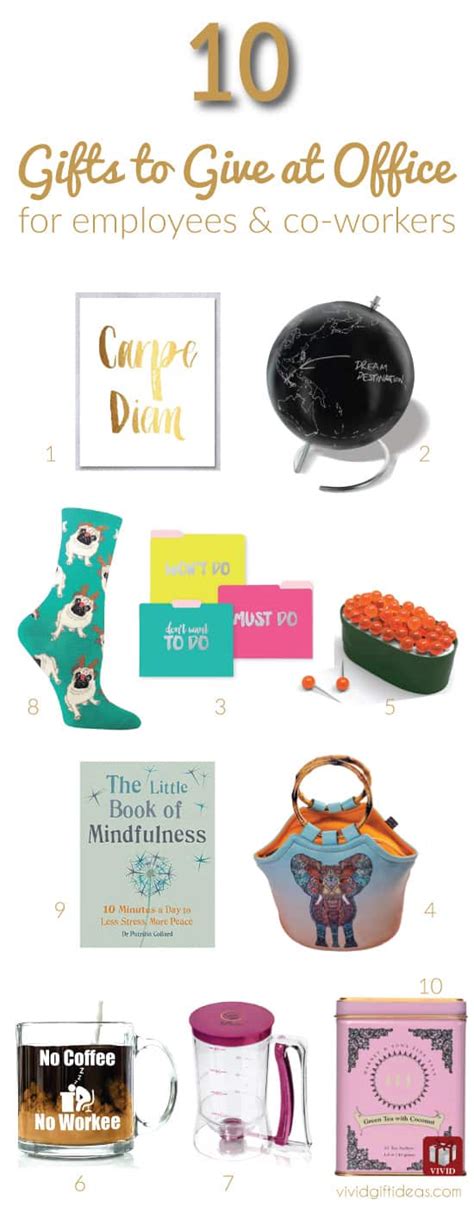 Top 10 Christmas Gifts for Office Staff and Coworkers | VIVID'S