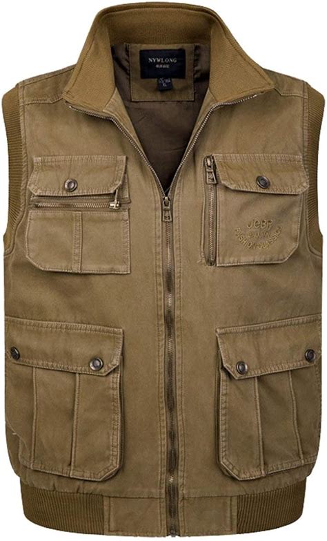 Mens Outdoor Sport Vest Vest Unique With Multi Pockets Pocketed F R