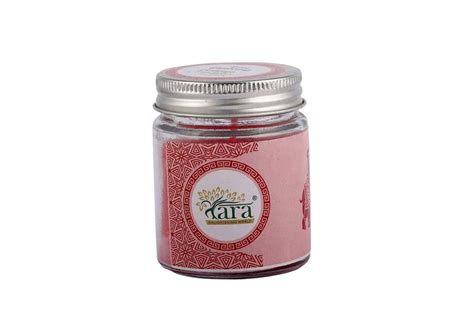 Kashmiri Seb Small Plain Glass Jar Container Screw Lid Tara Candles