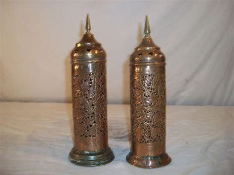 Vintage Brass Candle Holders Made In India Antiqued Candle Holders Brass Candle Candle Holders