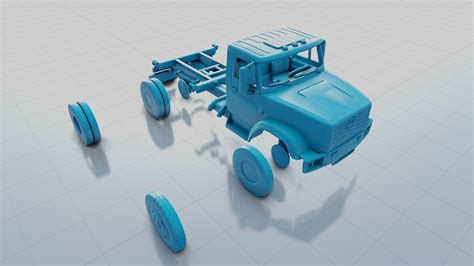 STL file ZIL 4331 TRUCK 🚚 ・3D printable design to download・Cults