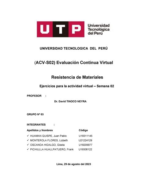 ACV S02 Evaluación Continua Virtual Grupo 3 UNIVERSIDAD TECNOLOGICA