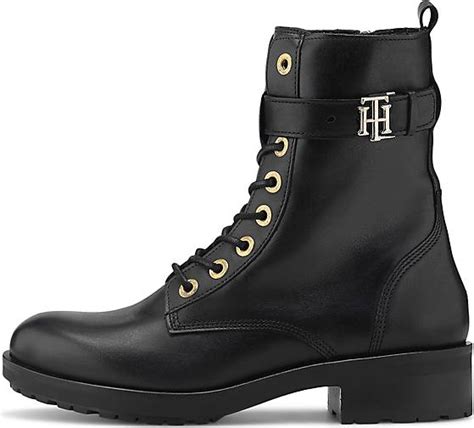 TOMMY HILFIGER Schnür Stiefeletten in schwarz bestellen 33223501