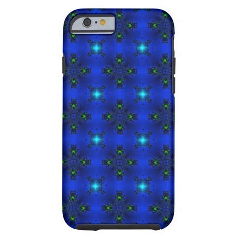 Blue And Green Abstract Pattern Tough Iphone 6 Case