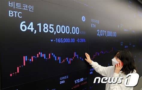 비트코인 19일 만에 6천500만원대 상승 뉴스1