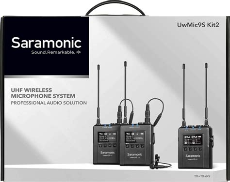 Saramonic Uwmic S Kit Tx Tx Rx Stereo Uhf Bezdr Tov Mikrofony