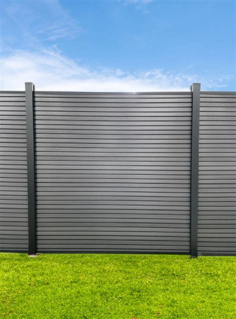 Mhg Dura Composite Slatted Fence Panel My Home Garden