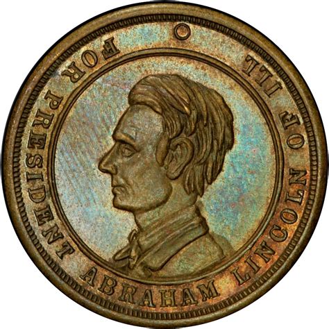 Civilwartokens 506 510A B Abraham Lincoln Patriotic Civil War