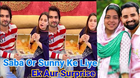 Shoaib Ibrahim Or Dipika Kakkar Ne Diya Saba Or Sunny Ko Surprise Youtube