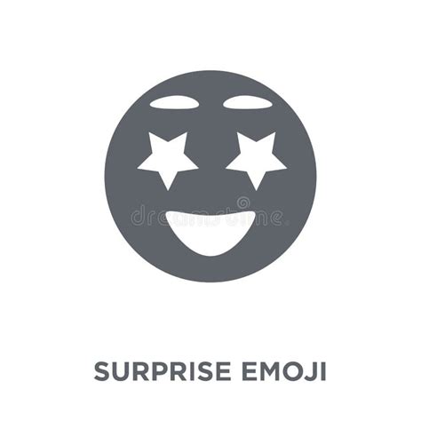 Cone Do Emoji Da Surpresa No Estilo Na Moda Do Projeto Cone Do Emoji