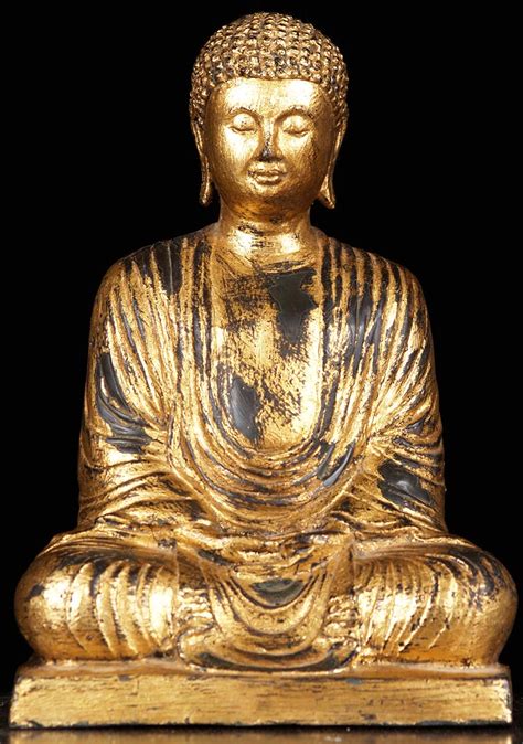 Meditating Japanese Buddha in Full Robes 15" (#68t47z): Hindu Gods ...