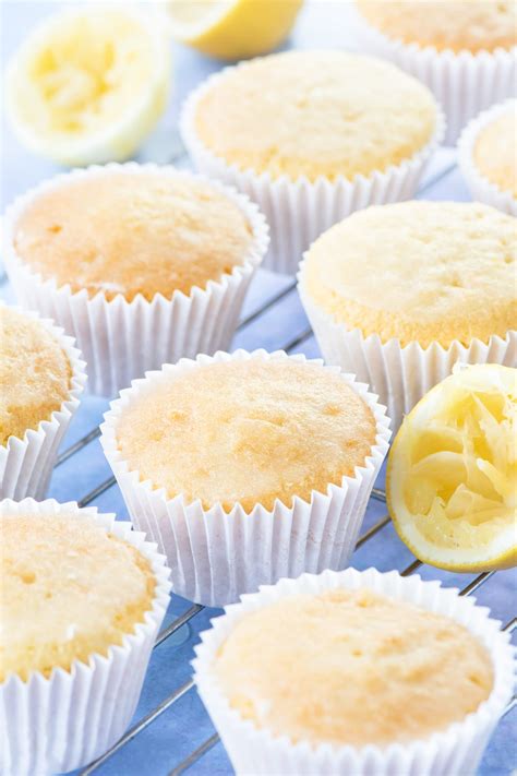 Easy Lemon Drizzle Cupcakes Charlotte S Lively Kitchen