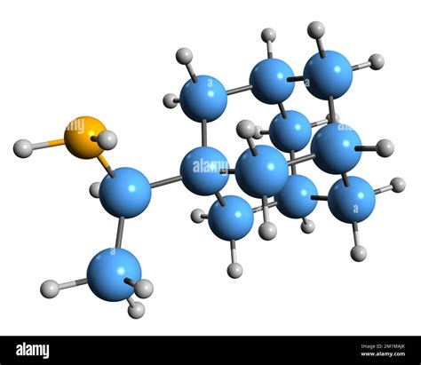 D Imagen De La F Rmula Esquel Tica Rimantadina Estructura Qu Mica