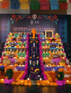 La Presidenta De La Mesa Directiva Inaugur El Altar De Muertos