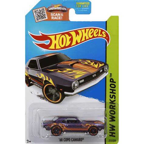 Hot Wheels Showdown Toy Hw Workshop 68 Copo Camaro Shop Martins