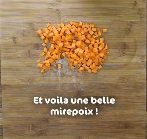 Comment Faire Une Belle Mirepoix De Carotte Les Commis