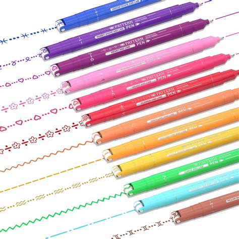 Amazon Aechy Pcs Curve Highlighter Pen Set Dual Tip Marker Pens