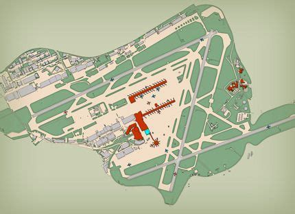 Brussels Airport Terminal Map