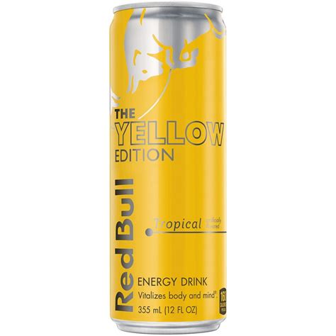 Red Bull The Yellow Edition Tropical Energy Drink 12oz Taste It Market