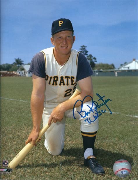 Autographed Bob Robertson X Pittsburgh Pirates Photo Main Line